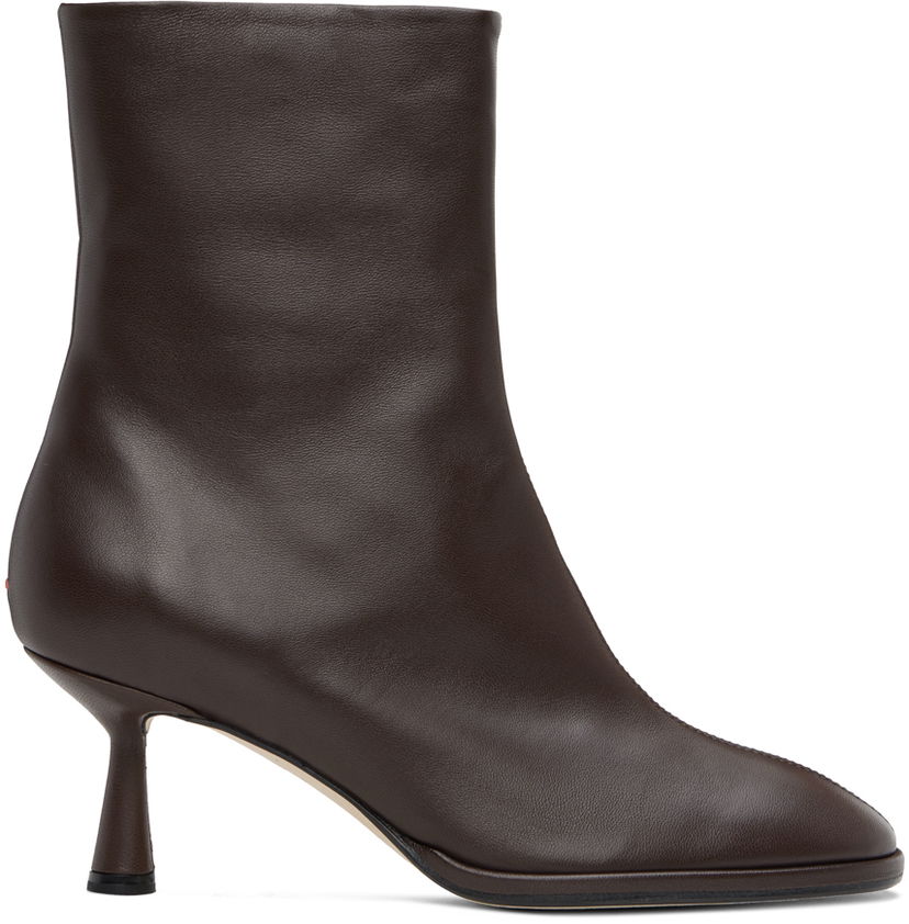 Vaatteet Aeyde Aeyde Dorothy Ankle Boots Ruskea | A11-AB-IRNR65ST99-FW24-953-007