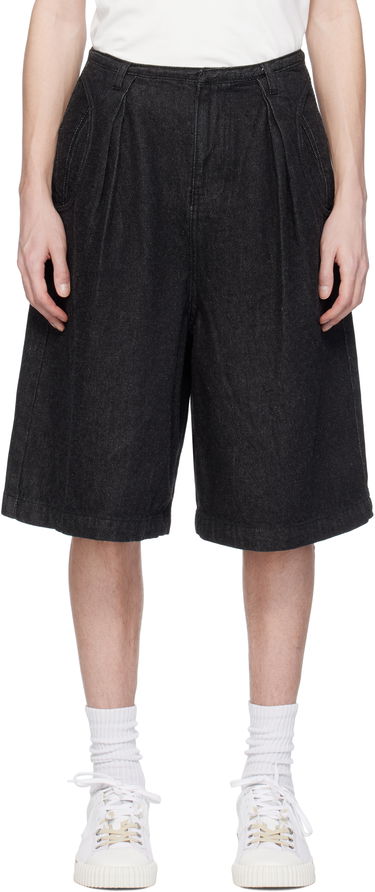 Shortsit ADER ERROR ADER error Pleated Denim Shorts Musta | BO01SSJE0201BK, 0