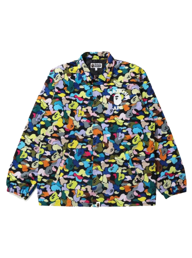 Takki BAPE Multi Camo College Coach Jacket Vihreä | 1G80-140-021