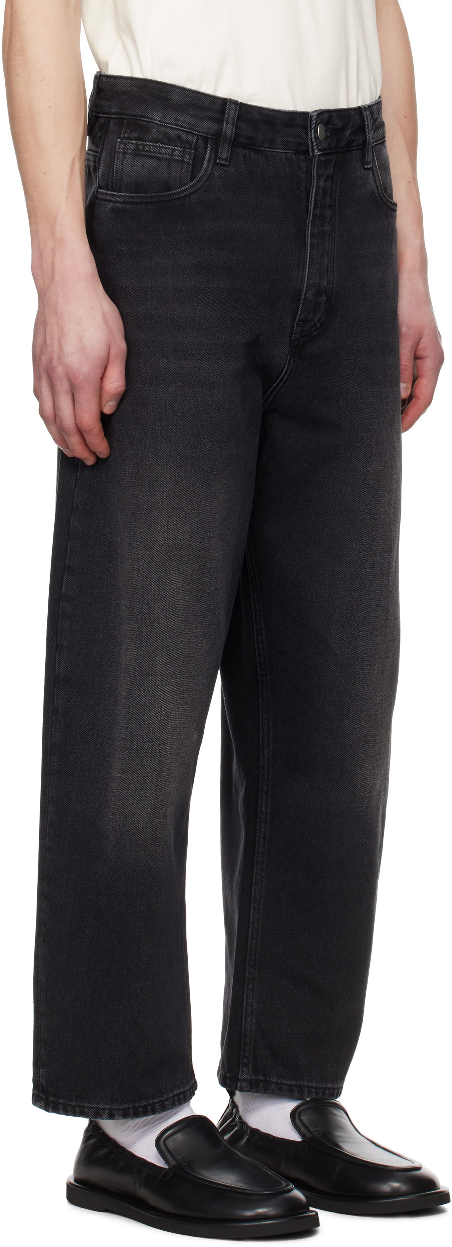 Jeans Studio Nicholson Studio Nicholson Land Jeans Musta | LAND SNM - 1111, 1