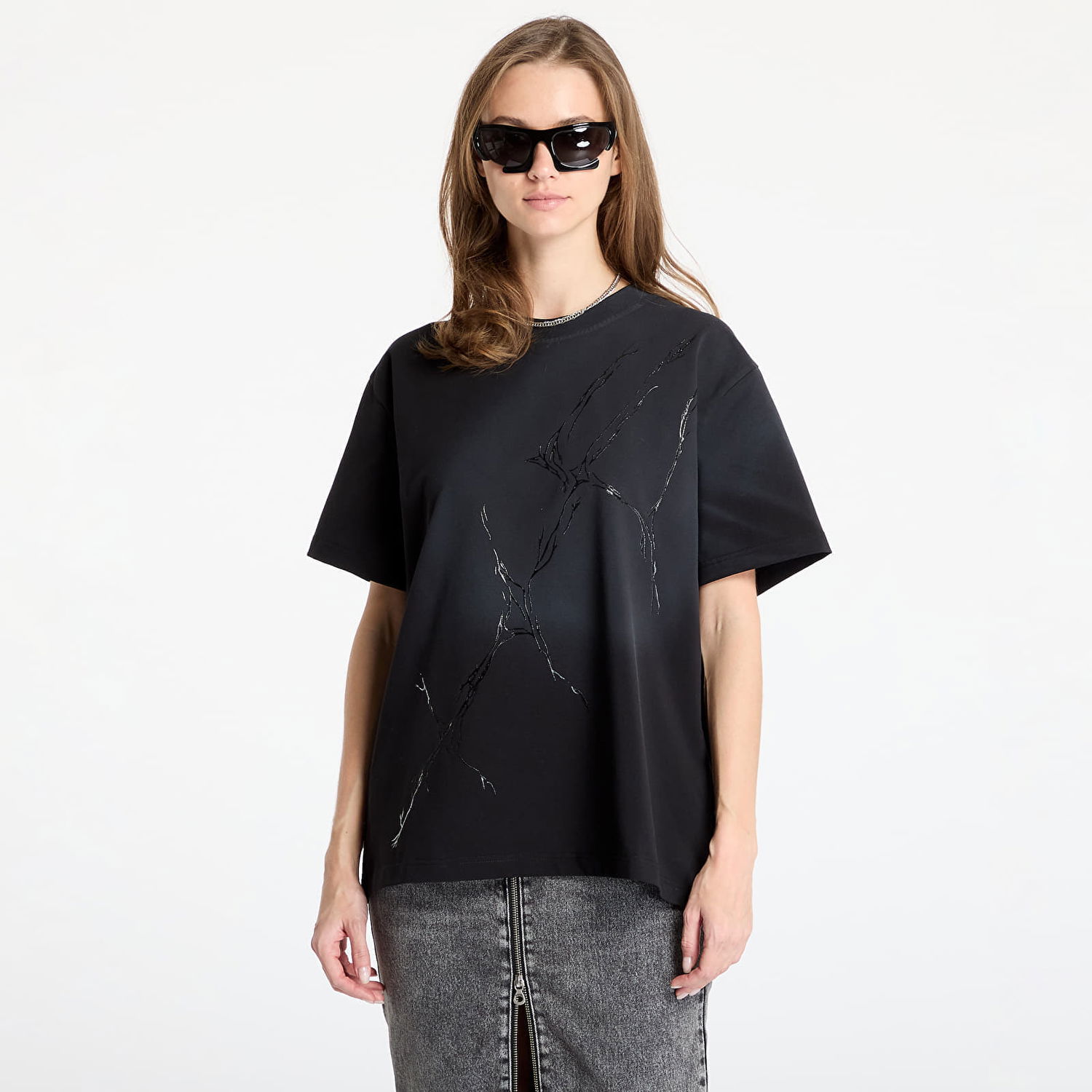 T-paita HELIOT EMIL HELIOT EMIL Fluxus T-Shirt Musta | PRESS25_M_09_129_BLK01, 1