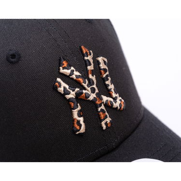 Korkki New Era 9FORTY MLB Leopard Infill NY Yankees Adjustable Cap Musta | 60691330, 5