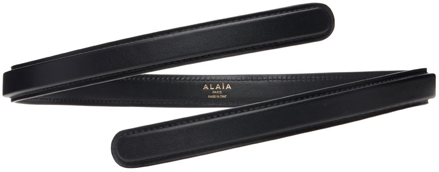 Vyöt Alaïa ALAÏA Flex Thin Twist Belt Musta | AA1C113FCA314, 0