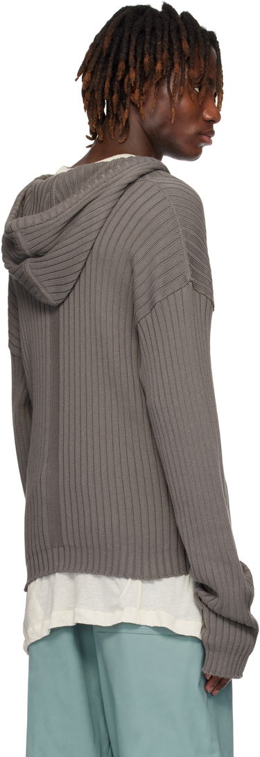 Huppari Rick Owens Rick Owens Hollywood Zip Hoodie Harmaa | RU01E5614 KEC, 2
