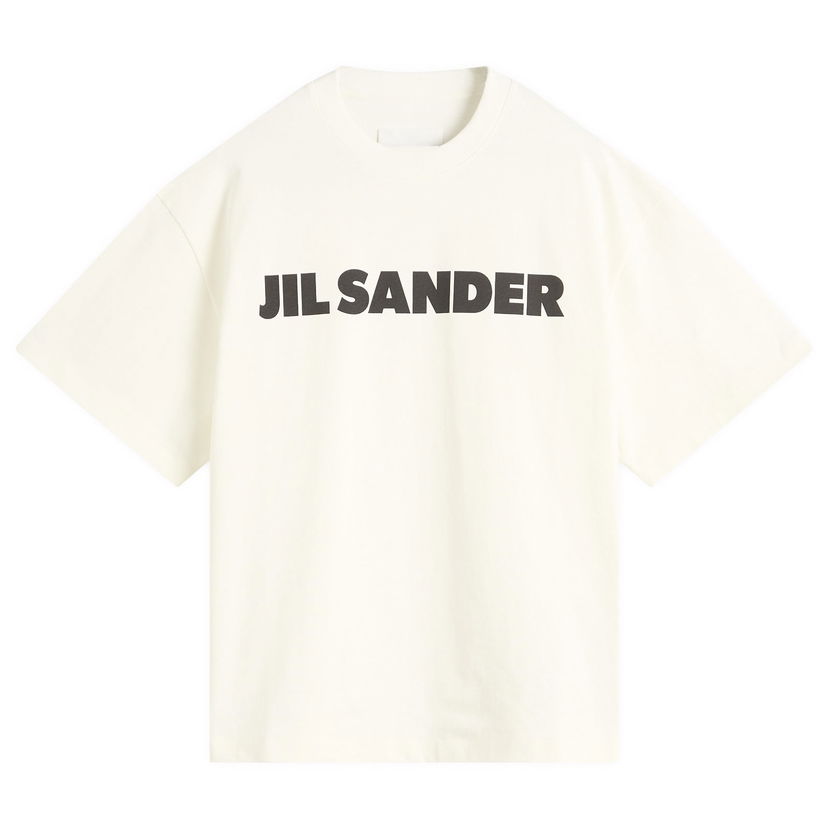 T-paita Jil Sander Jil Sander Logo T-Shirt, Size Large Valkoinen | J03GC0137-J45148-102