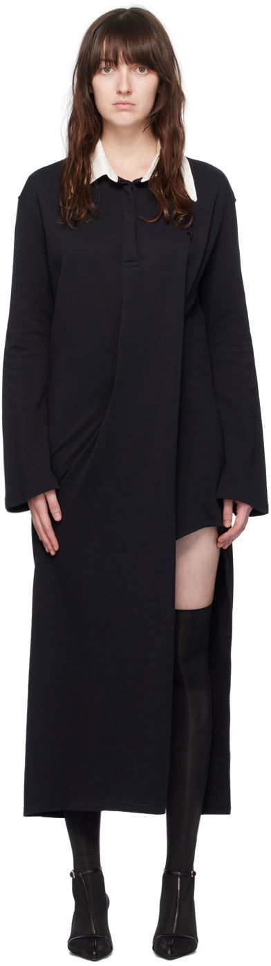 Mekko Courrèges Courrèges Twist Maxi Dress Musta | 224JRO413JS0141