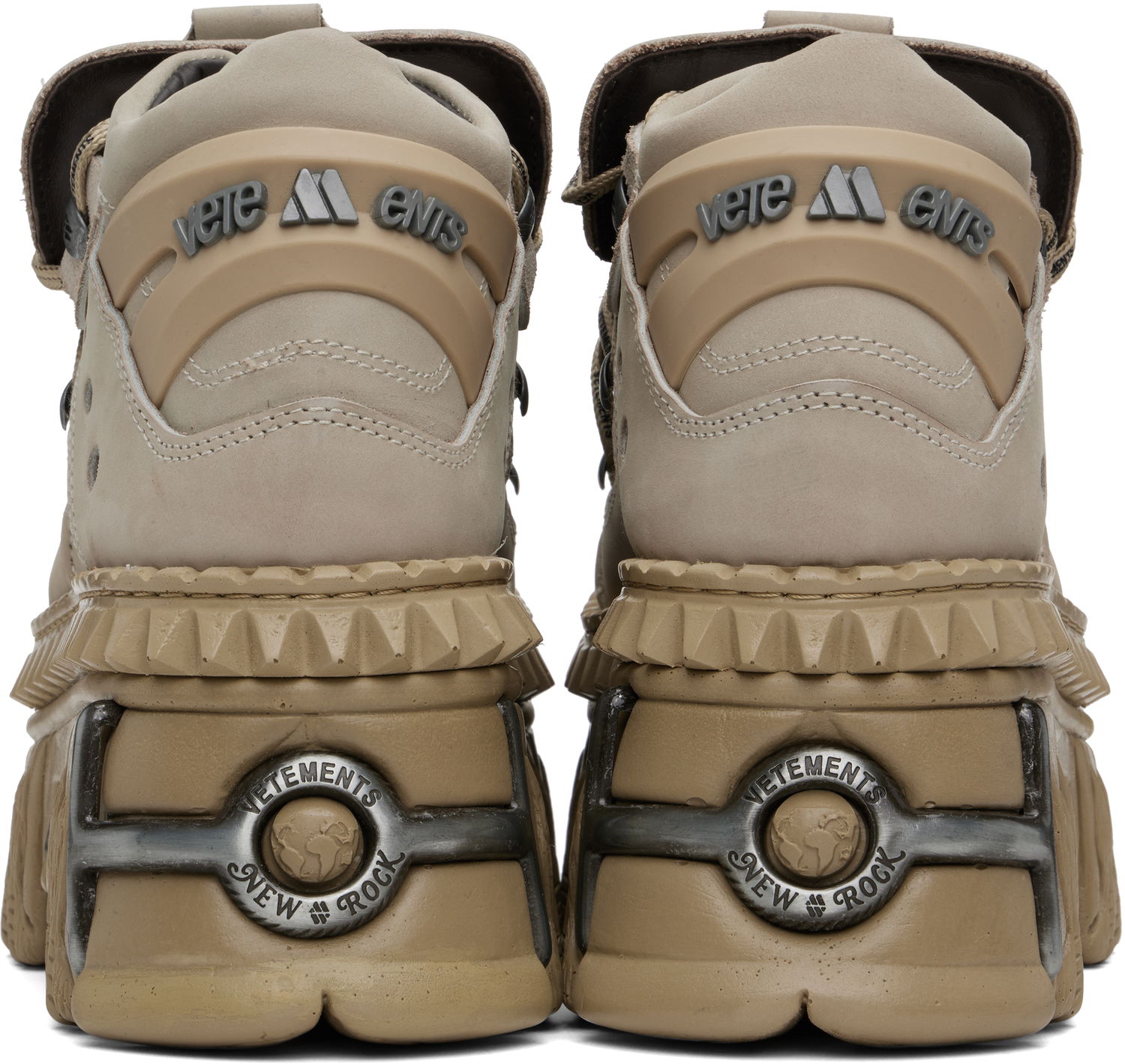 Vaatteet VETEMENTS VETEMENTS New Rock Fire Platform Beige | UA66SN100S, 1