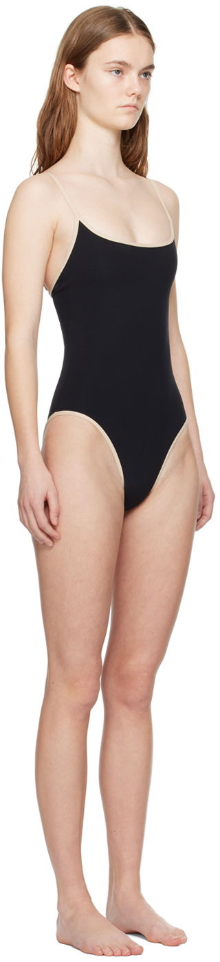 Uimapuvut TOTEME TOTEME Stripe Edge One-Piece Swimsuit Musta | 241-WSW1031-FB0097, 1