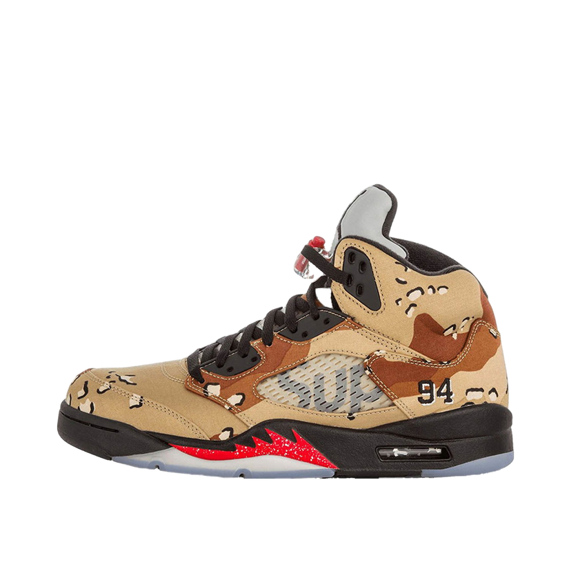 Tennarit ja kengät Jordan Supreme x Air Jordan 5 Retro "Desert Camo" Beige | 824371-201