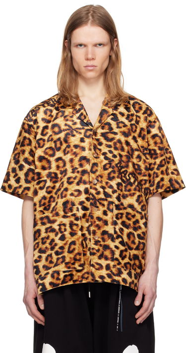Paita Mastermind WORLD Mastermind World Leopard Short Sleeve Shirt Ruskea | MW25S14-SH015-600, 0