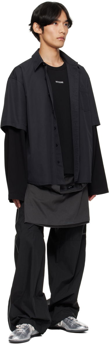 Housut We11done We11done Layered Track Pants Musta | WD-PT2-25-250-U-BK, 3