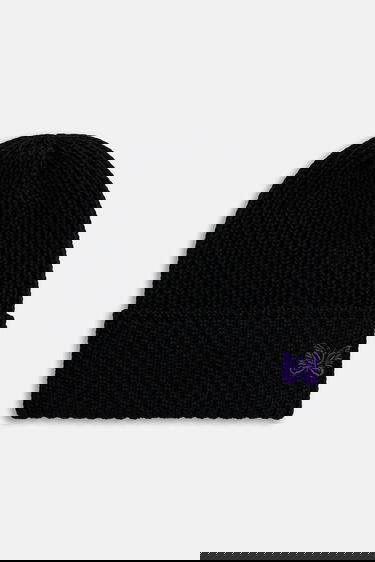 Pipo Needles Needles Watch Cap Ribbed Knit Beanie Musta | RW056, 0