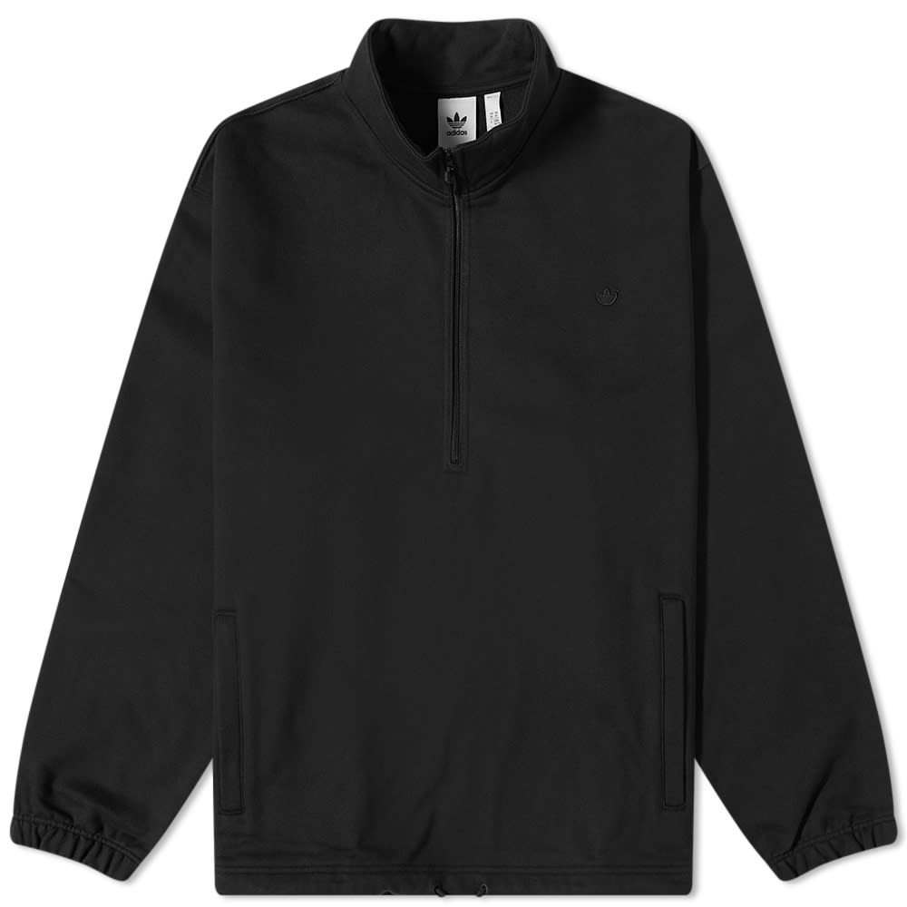 Huppari adidas Originals Contempo Half-Zip Crew Sweat Musta | HK0311, 0