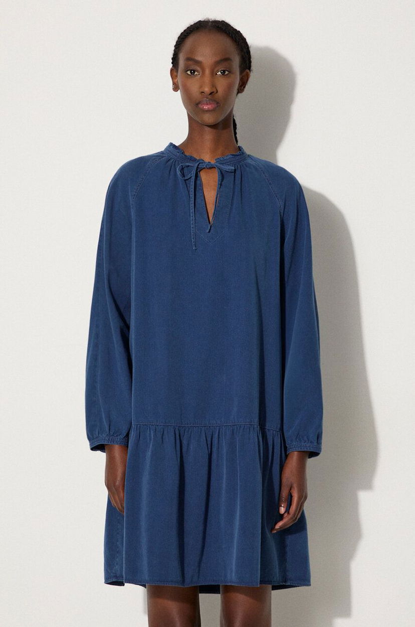 Mekko A.P.C. Robe Natalia Mini Dress Sininen | COEYL.F05944