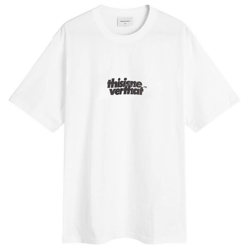 T-paita thisisneverthat thisisneverthat Ol-Logo T-Shirt, Size Large Valkoinen | TN250TTSST05-WHT