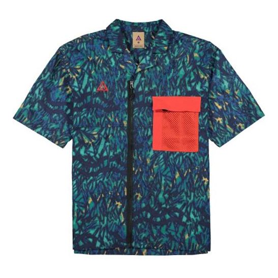 Paita Nike ACG ACG Printing Shirt Sininen | CD7636-405