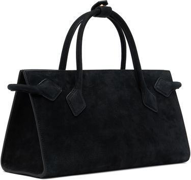 Kangaskassi Alaïa ALAÏA Small Suede Hand Tote Musta | AA1S14033CA214, 2