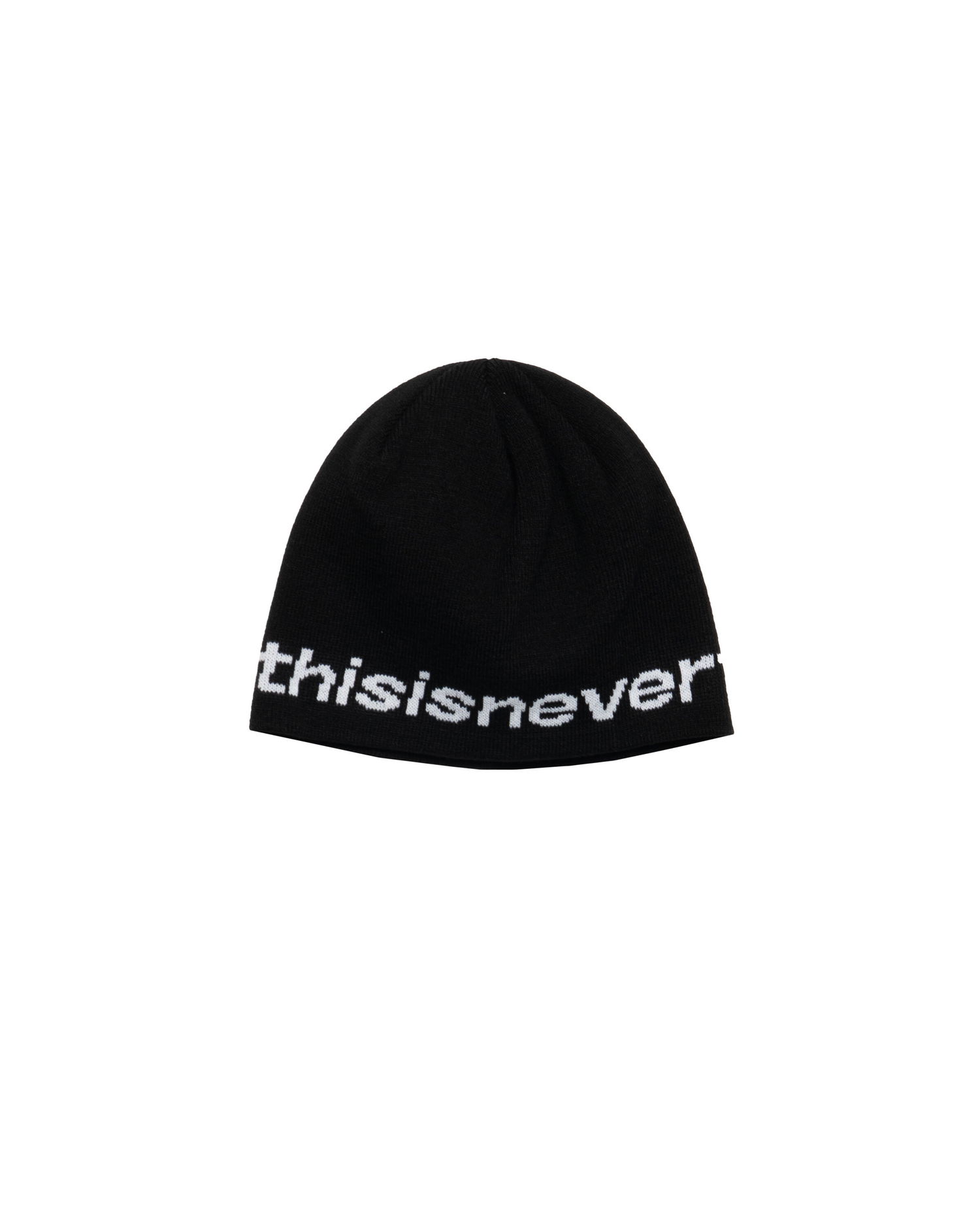 Pipo thisisneverthat SP-Logo No Cuff Beanie Musta | TN250WHWBE0A-BLK, 0