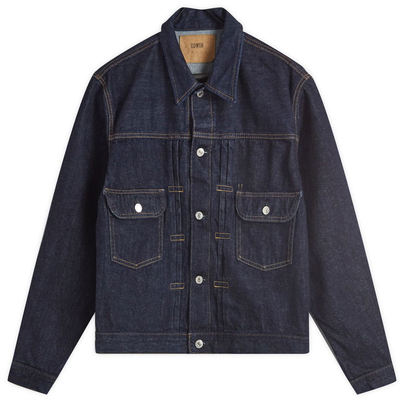 Takki EDWIN Denim Jacket Large Sininen | I033604-0102