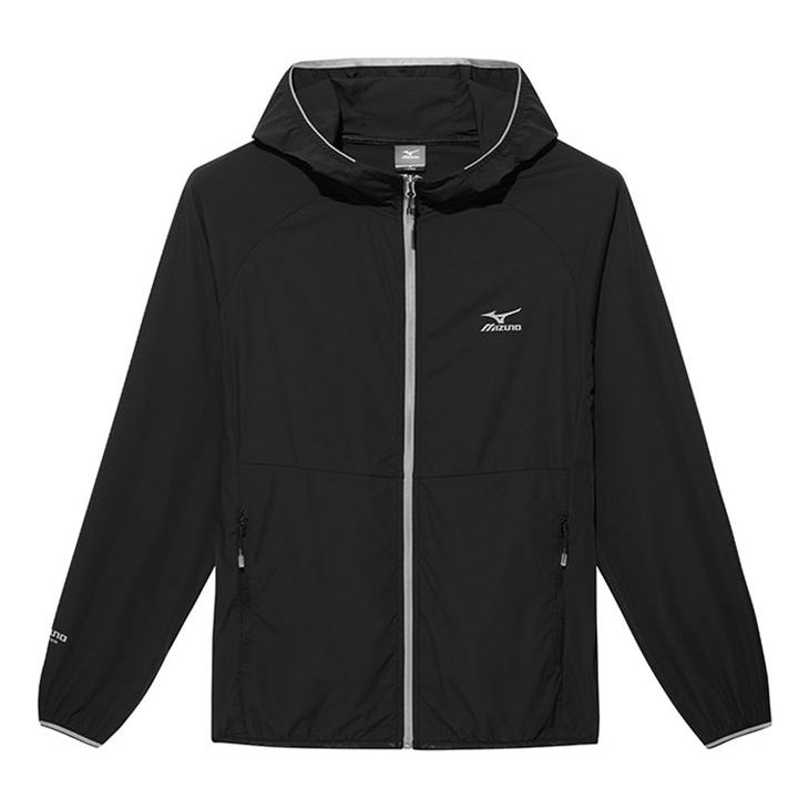 Tuulitakki Mizuno Outdoor Jacket Musta | A2CE3125