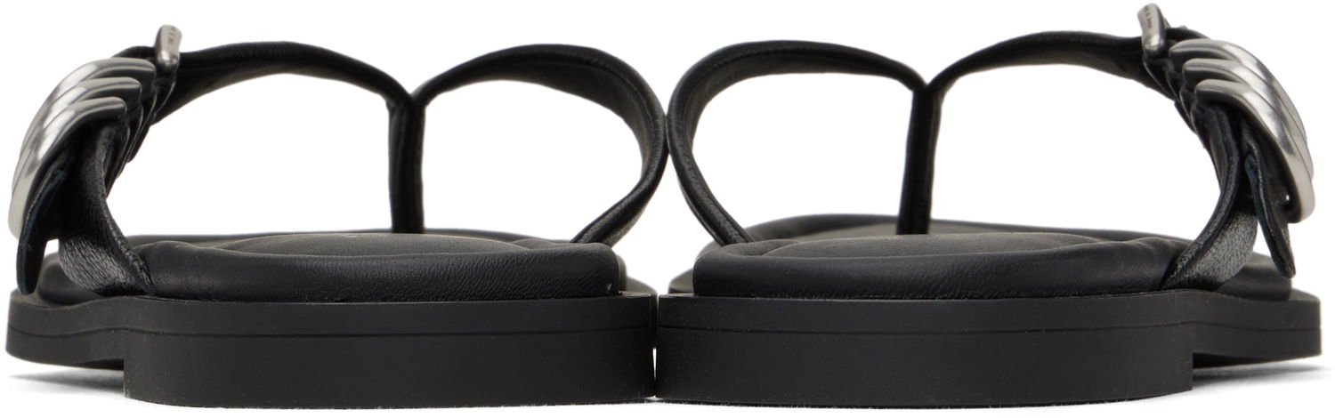 Kengänhoito rag & bone Rag & Bone Gia Leather Thong Sandals Musta | WFF25SF1003LE03, 1