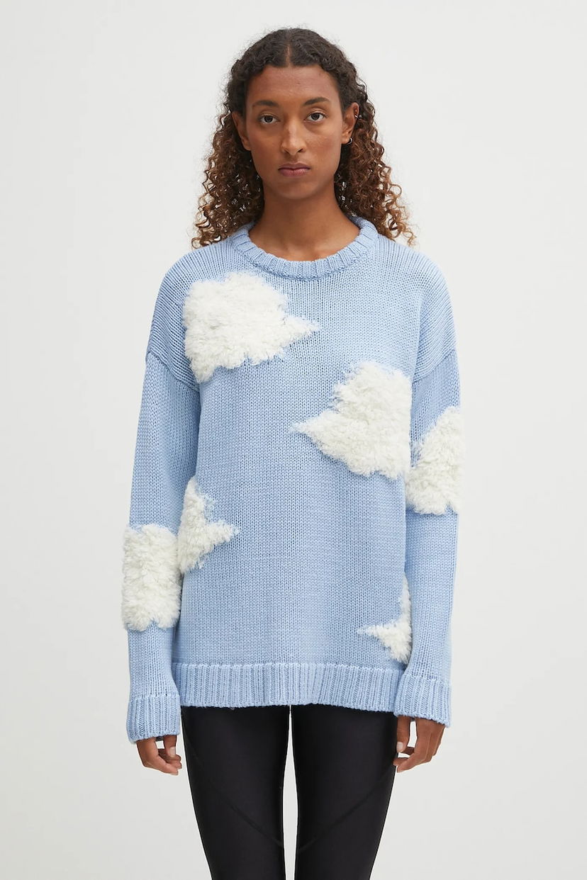 Villapaita Fiorucci Fiorucci Cloud Knit Sweater Sininen | W02SMKSW335KN05BL02