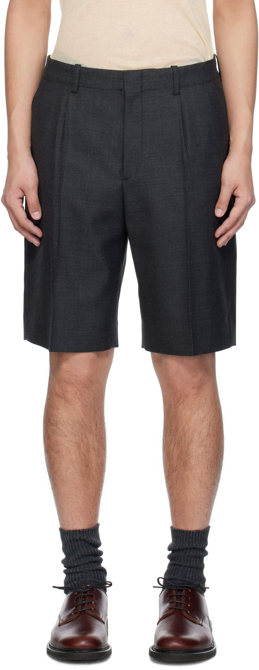 Shortsit OUR LEGACY Our Legacy Borrowed Chino Shorts Harmaa | M2254BPC