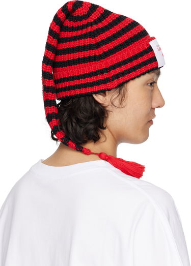 Pipo Charles Jeffrey Loverboy Charles Jeffrey LOVERBOY Sloppy Giuseppe Knit Beanie with Tassel Punainen | 54131003, 2