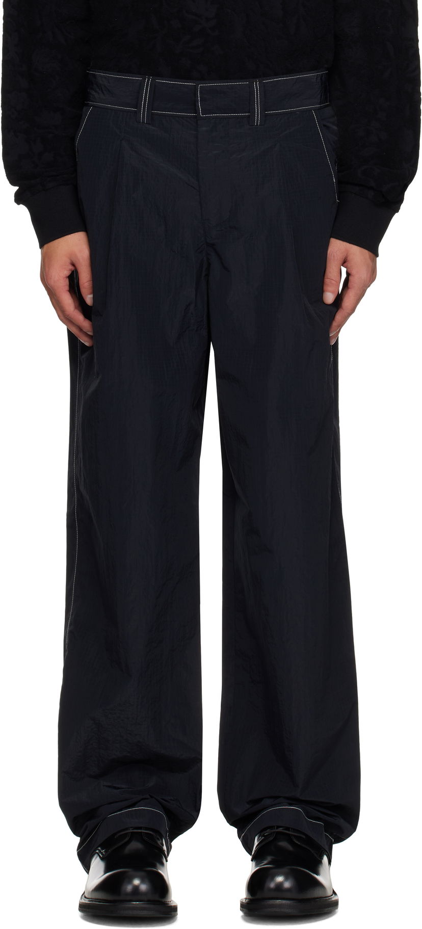 Housut Soulland Soulland Aidan Trousers Musta | 51010-1307