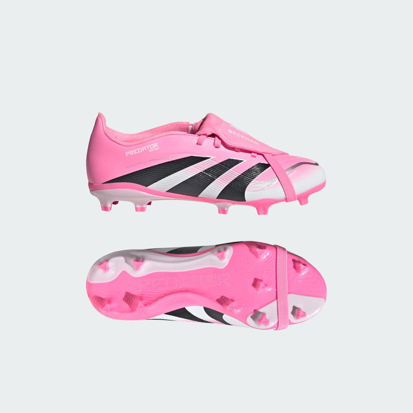 Tennarit ja kengät adidas Performance Predator League Fold-Over Tongue Firm Ground Vaaleanpunainen | JP9917