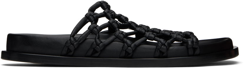 Tennarit ja kengät Jil Sander Jil Sander Hand-Knotted Sandals Musta | J15WX0008_P5810