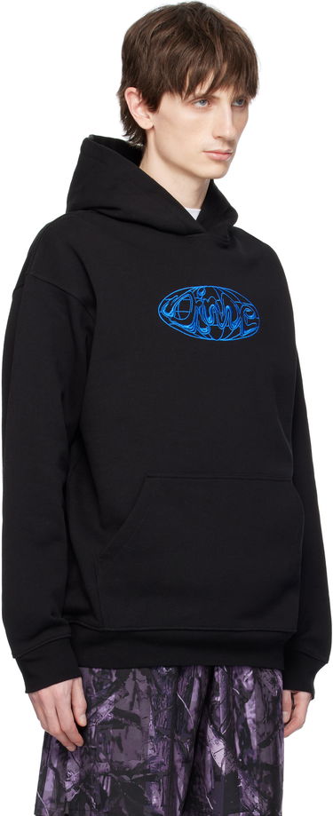 Huppari Dime Globe Hoodie Musta | DIMESP2540BLK, 1