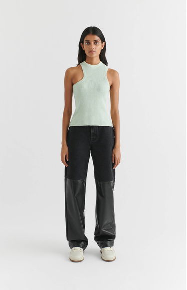 Tankkitoppi AXEL ARIGATO Scoop Asymmetric Tank Top Harmaa | A2212001, 4