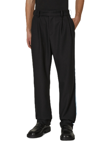 Housut Ahluwalia Priya Trousers Musta | M-AHLU-TR001-SS23-FA109  BK