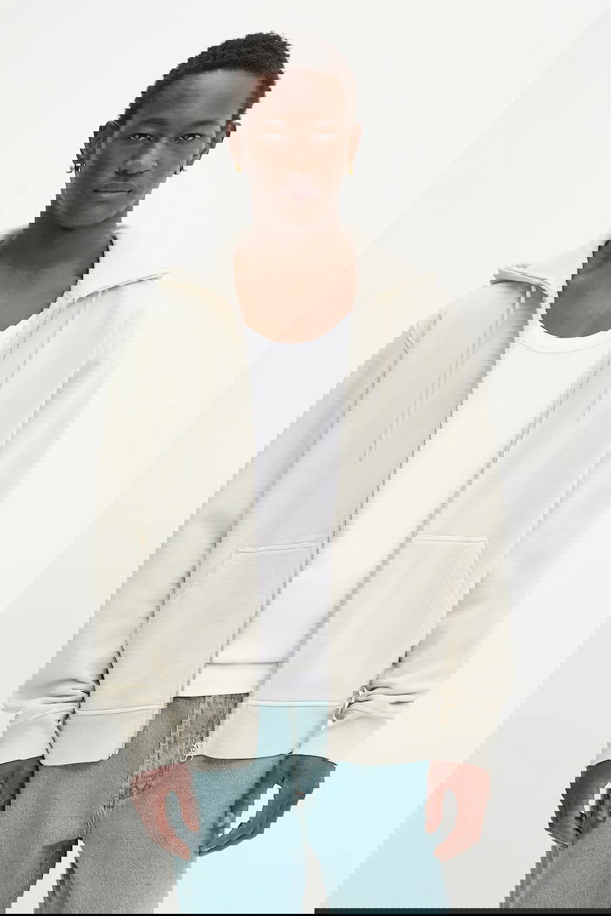 Huppari Samsoe Samsoe Samsoe Samsoe SAPIGMENT Full-Zip Hoodie Beige | M24300037, 0