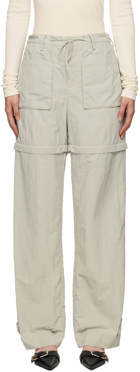 Housut Helmut Lang Helmut Lang Convertible Utility Trousers Vihreä | O05HM201