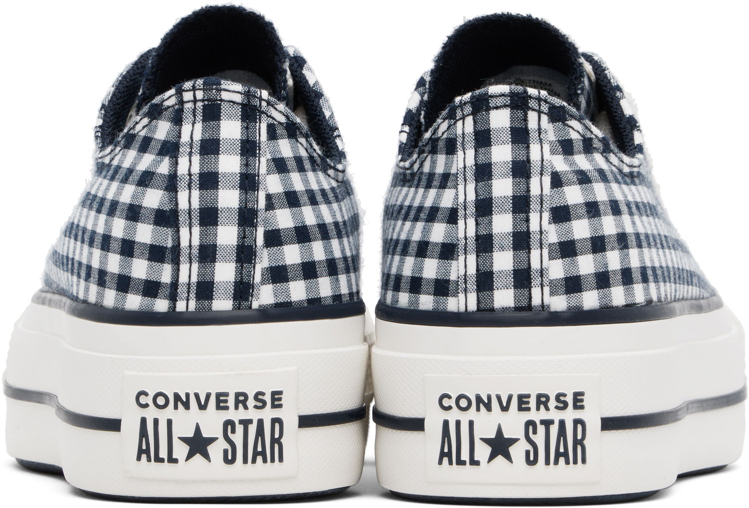 Tennarit ja kengät Converse Chuck Taylor All Star Lift Platform Gingham Tummansininen | A13664C, 1