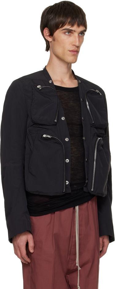 Bomber-takki Rick Owens Cargo Bomber Jacket Musta | RU02E1762 MT, 1