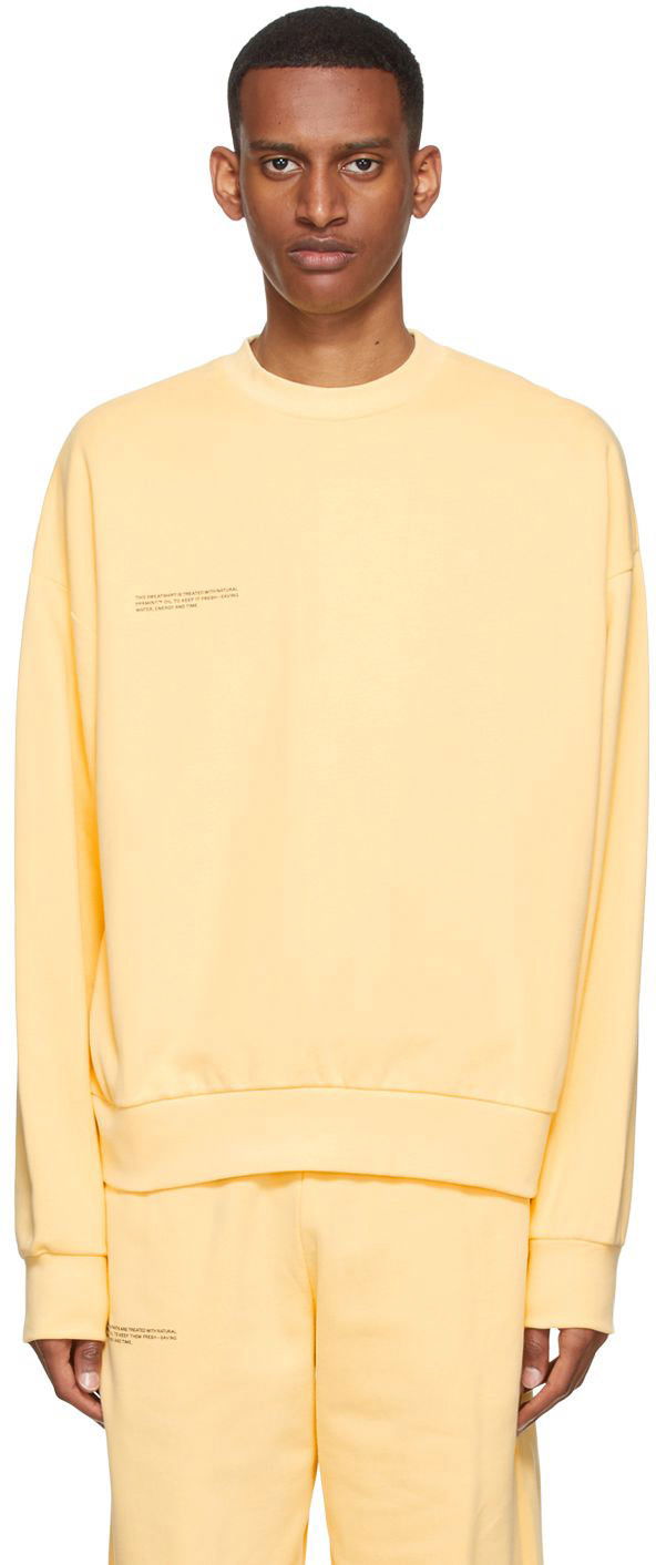 Villapaita PANGAIA PANGAIA 365 Sweatshirt Keltainen | 10000183