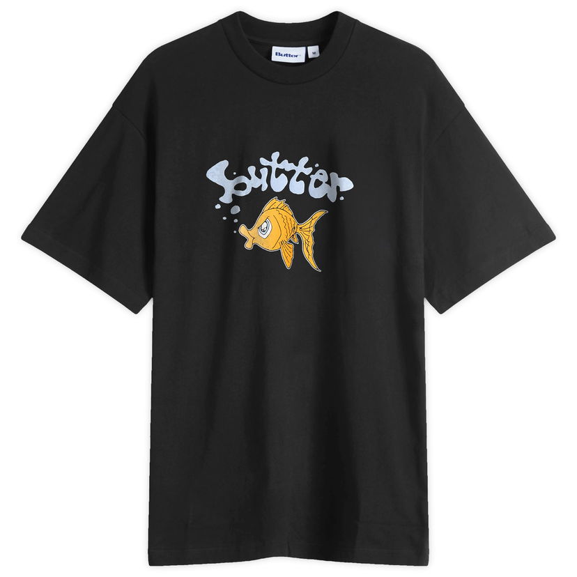 T-paita Butter Goods Goldfish Graphic Tee Musta | BG252102-BLK