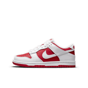 Tennarit ja kengät Nike Dunk Low "White University Red" GS Punainen | CW1590-600, 2