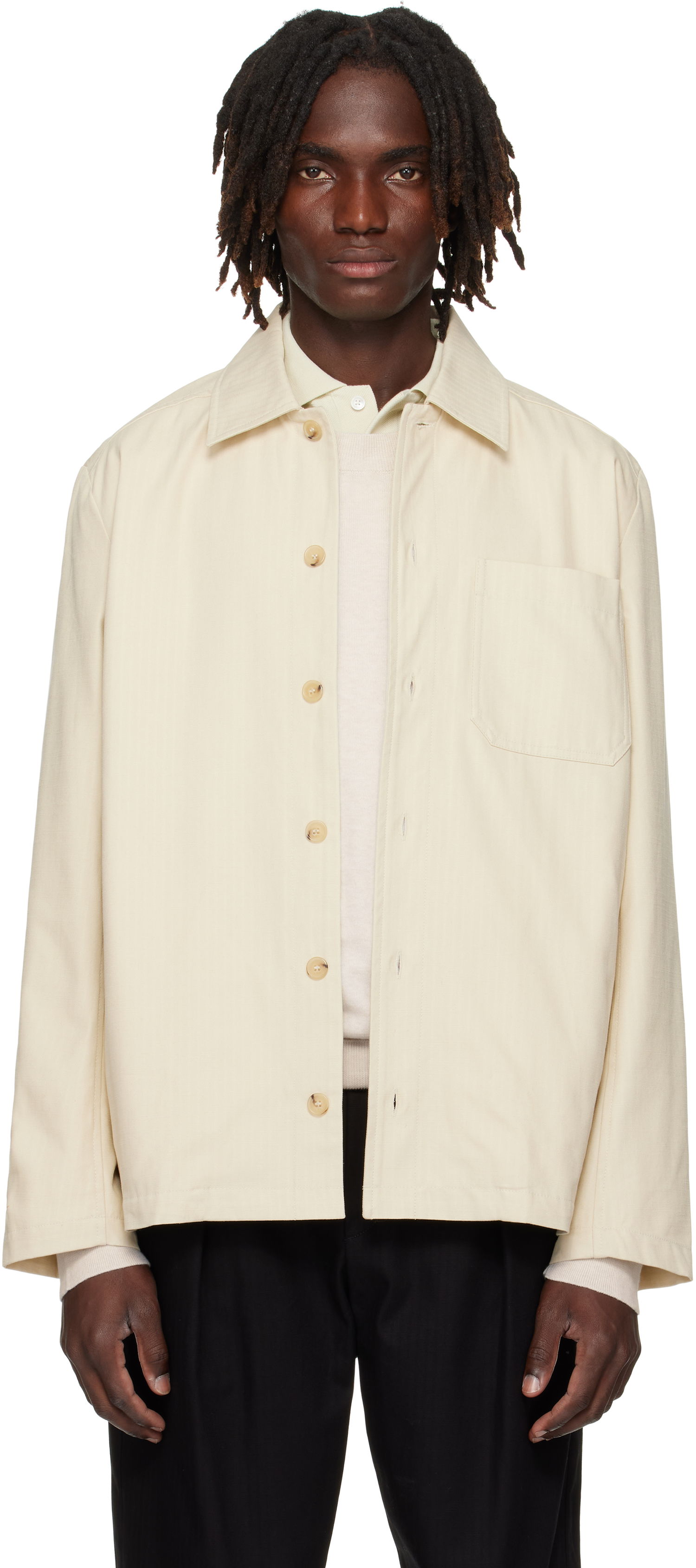 Takki A.P.C. A.P.C. Jeffray Jacket Valkoinen | COHHW-H02991, 0