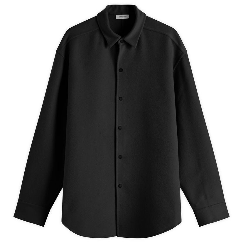 Paita Fear of God Fear Of God Overshirt, Size Large Musta | FGE230-330DWC-001