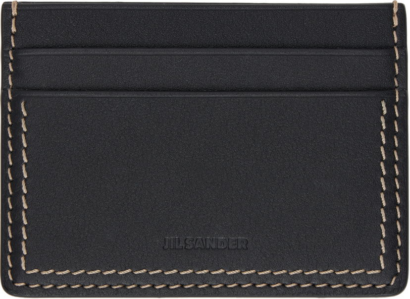 Lompakko Jil Sander Jil Sander Leather Card Holder Musta | J25VL0009_P7314
