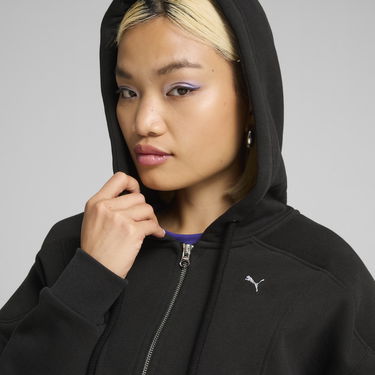 Huppari Puma The Fast Race Cropped Hoodie Musta | 626650_01, 1
