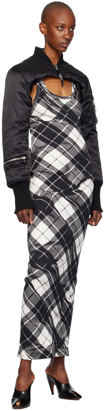 Mekko Jean Paul Gaultier Gaultier Tartan Maxi Dress Musta | 24/31-F-RO302-J565-000201, 3