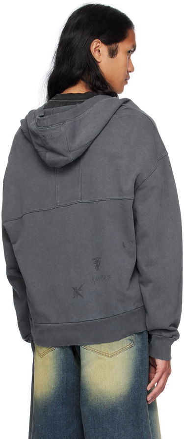 Villapaita We11done We11done Wide Neck Sweatshirt Harmaa | WD-TH2-24-801-U-CH, 2