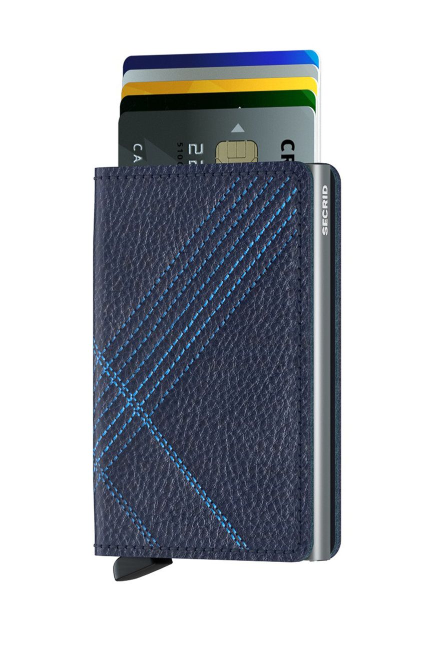 Lompakko Secrid Leather Wallet Sininen | SSt.Linea.Navy, 0