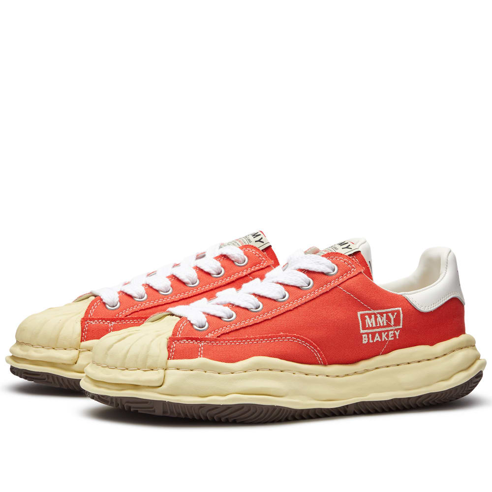 Tennarit ja kengät Maison MIHARA YASUHIRO Blakey Low Original Sole Vintage Canvas Punainen | A09FW732-ORG, 0