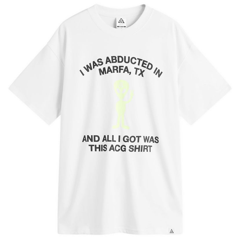 T-paita Nike ACG Alien T-Shirt Valkoinen | HV2168-121
